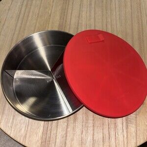 Instant Pot Official Round 7" Nonstick Cook/Bake Pan with Lid &Removable Divider